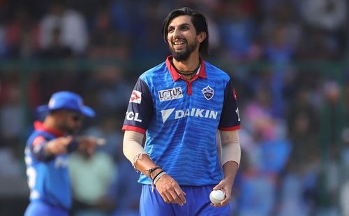 Ishant Sharma playing for Delhi Capitals (DC) in the IPL. Pic: IPLT20.COM