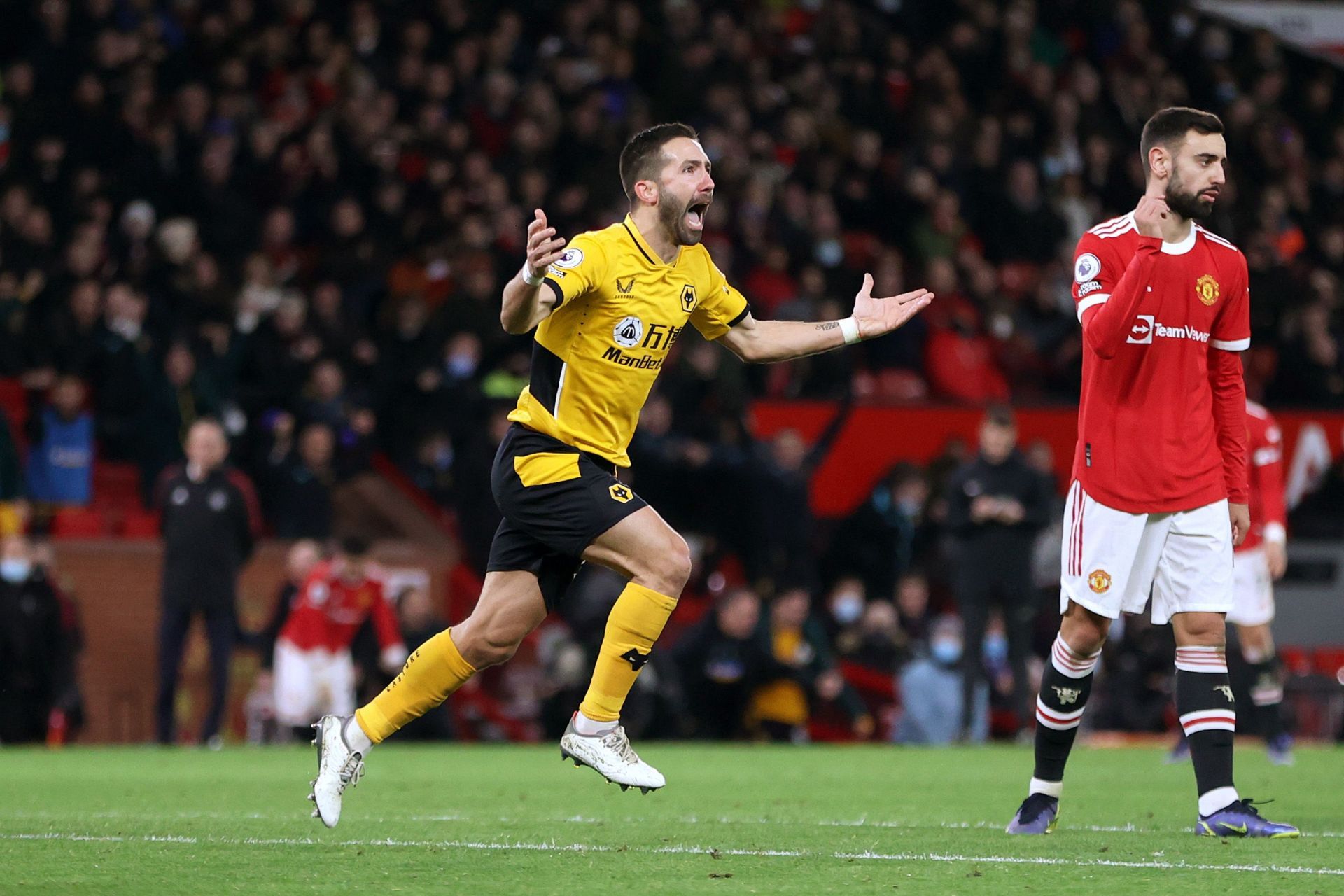 Joao Moutinho celebrates after scoring a goal