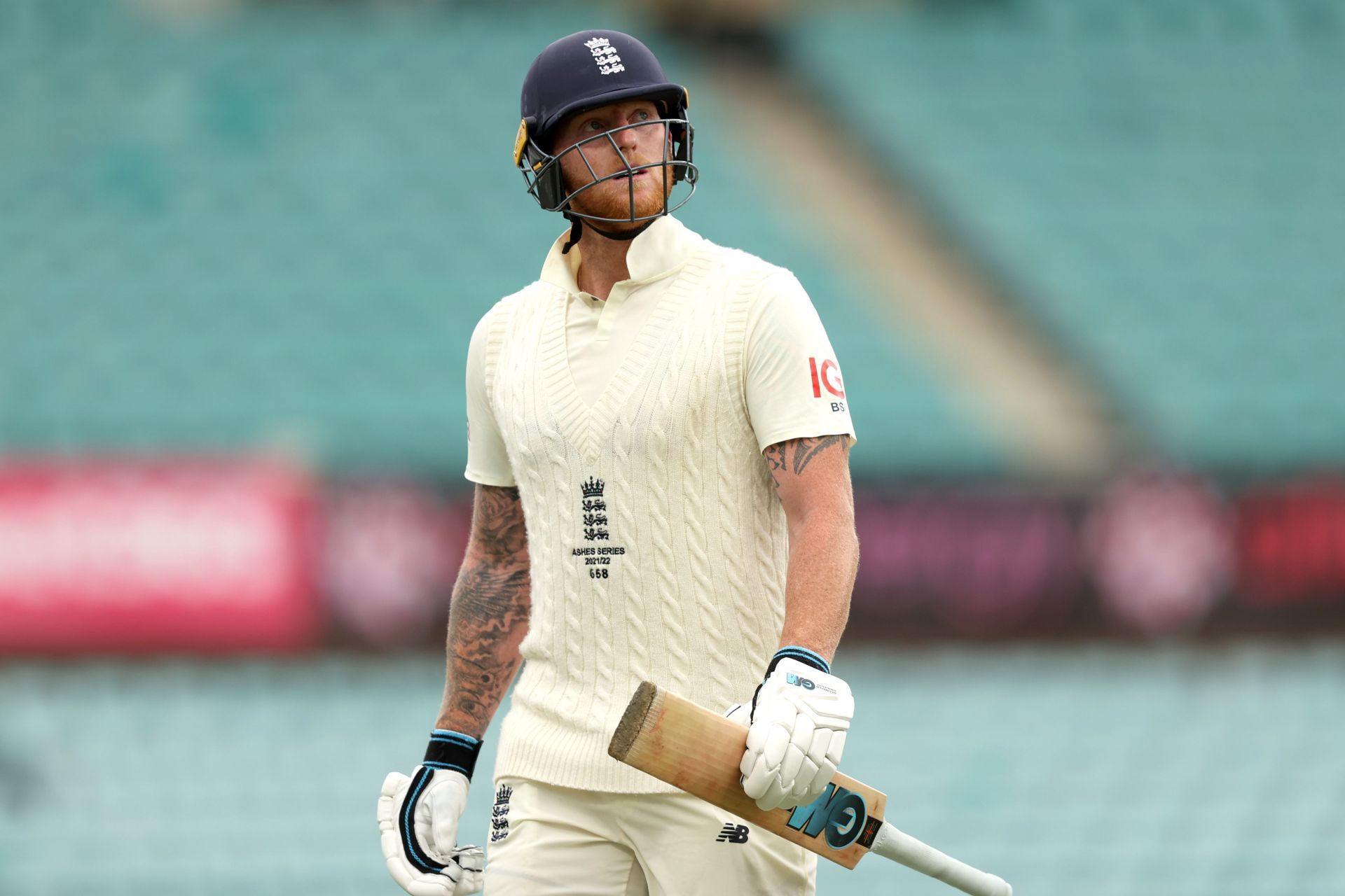 Ben Stokes during Australia v England - 4th Test: Day 5