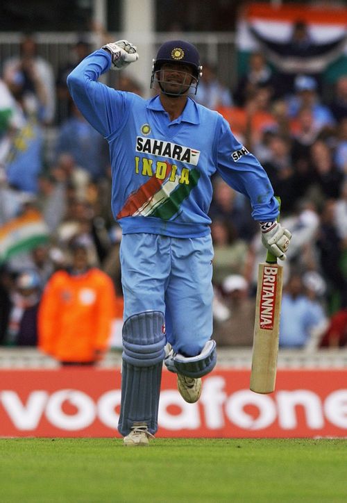 Mohammad Kaif during the 2002 Natwest Trophy