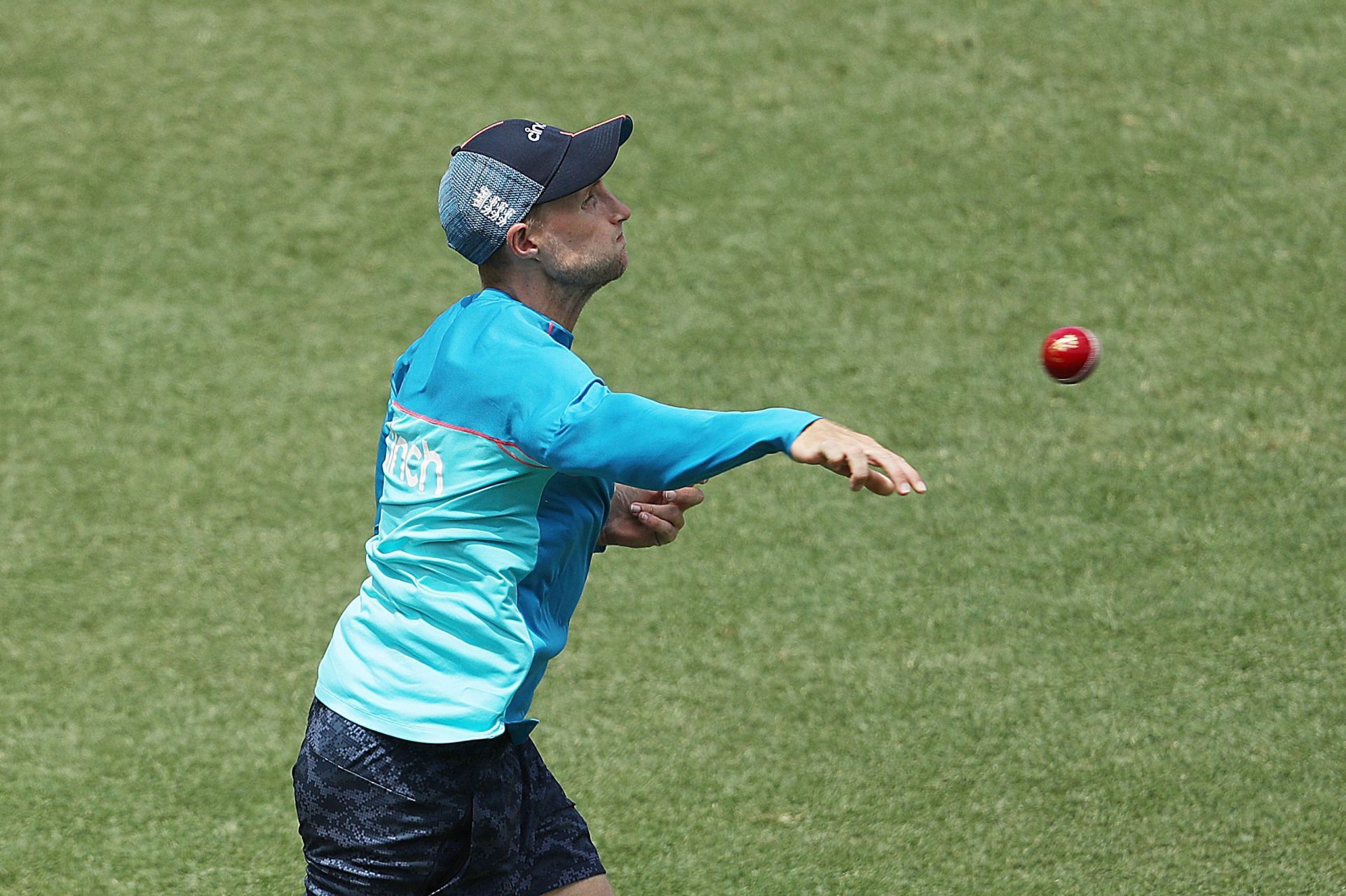 Joe Root trains during an England nets session at the Sydney Cricket Ground. Pic: Getty Images