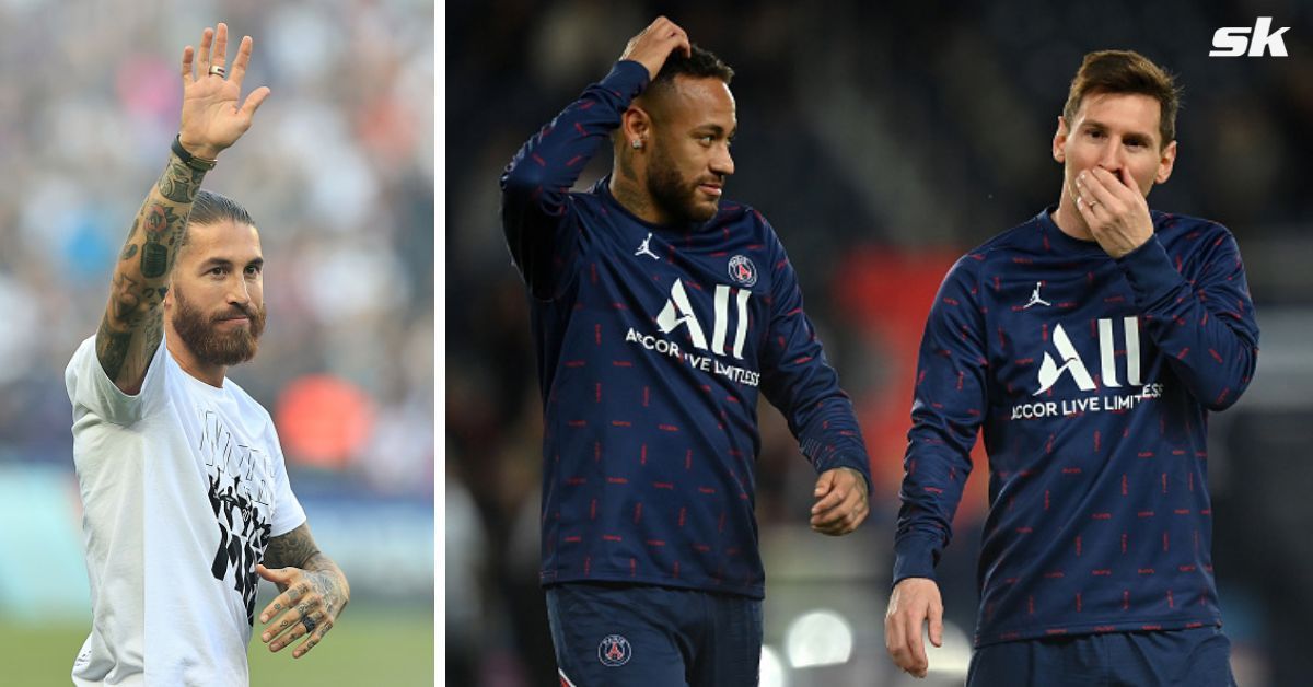 Sergio Ramos and Lionel Messi joined Neymar and co. at the Parc des Princes last summer