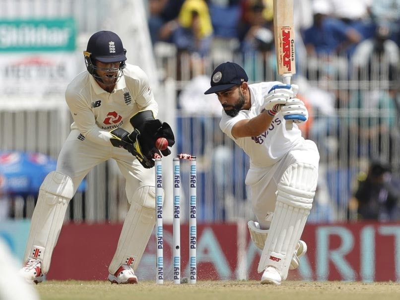 Moeen Ali spins through Kohli&#039;s defence (Credits: BCCI)