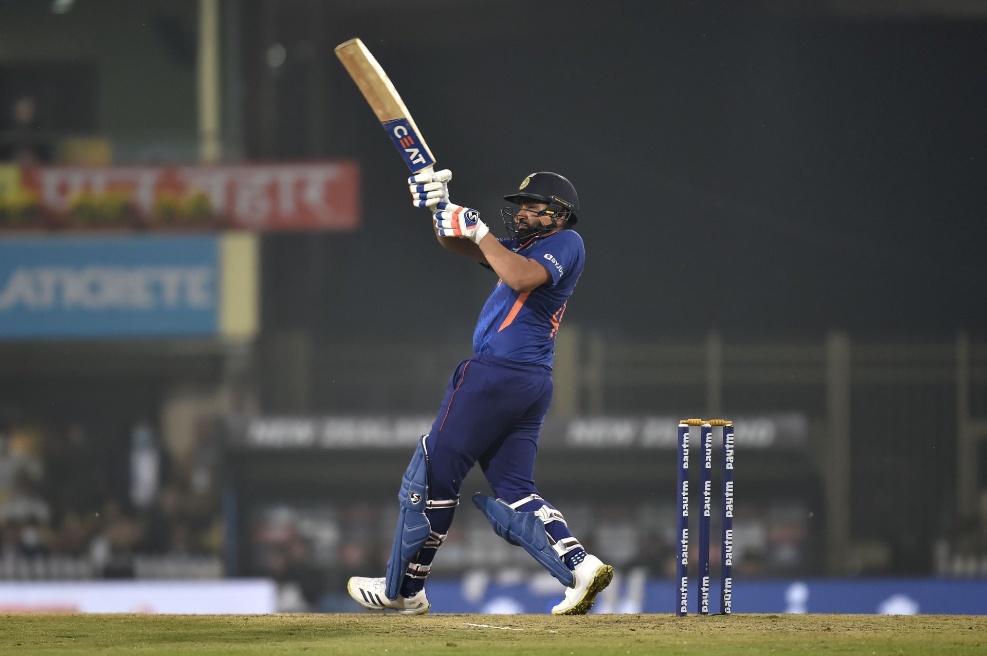 Rohit Sharma during the T20I series against New Zealand. Pic: Getty Images