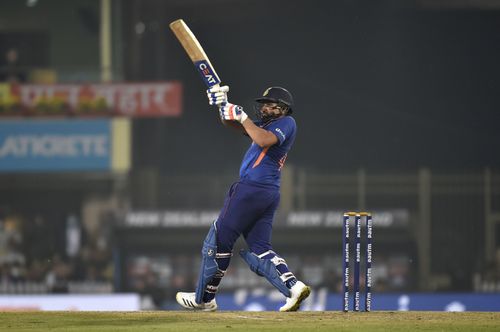 Rohit Sharma during the T20I series against New Zealand. Pic: Getty Images