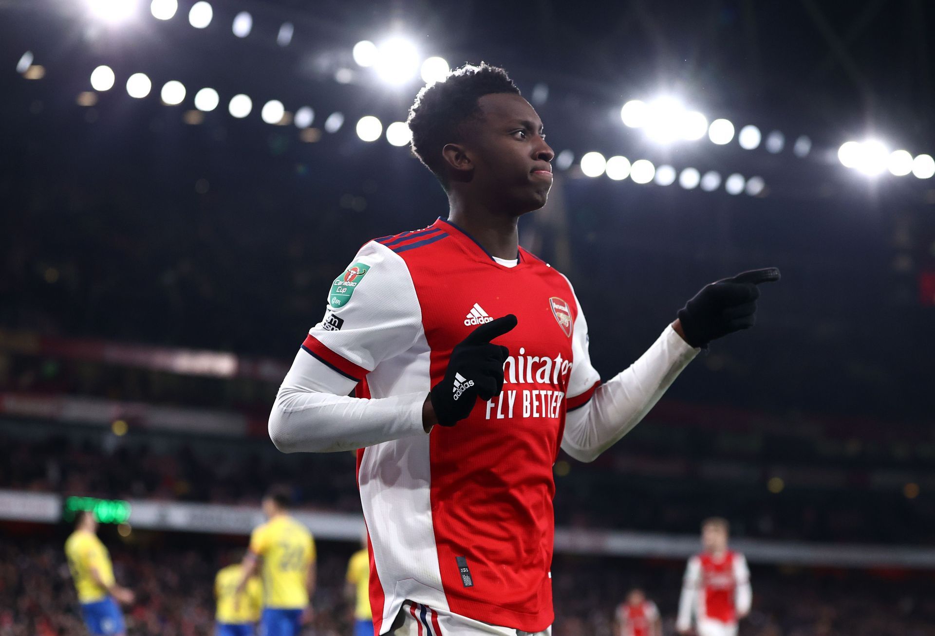 Eddie Nketiah has ignited a tussle between Brighton & Hove Albion and Crystal Palace.