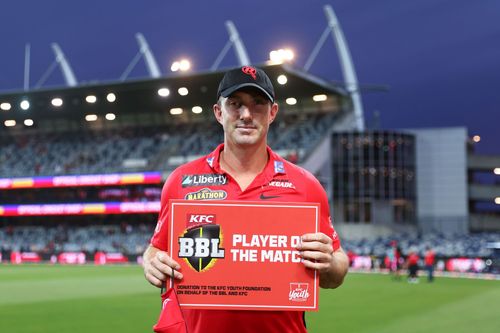 Shaun Marsh scored a match-winning half-century against the Heat.