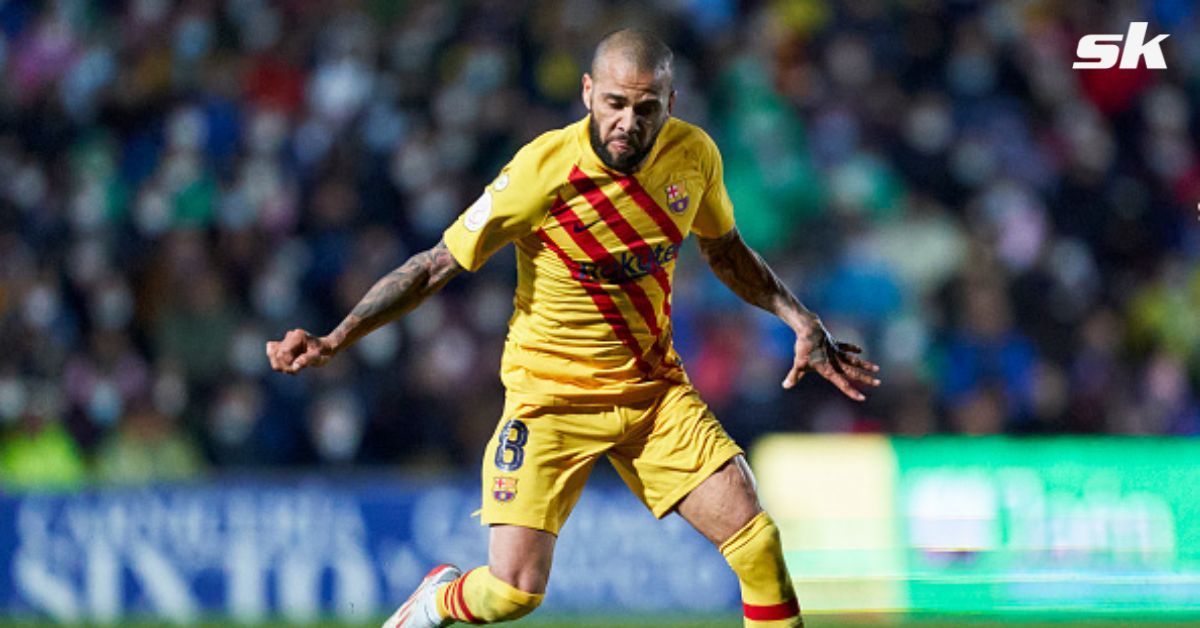 Dani Alves made his second debut for Barcelona during their Copa Del Rey Round of 32 victory