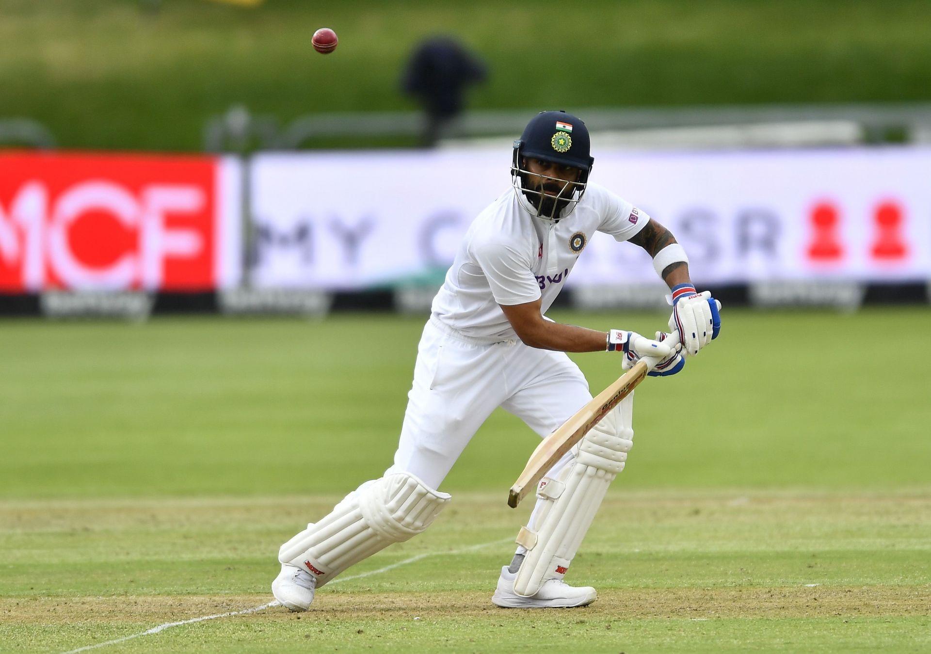 Virat Kohli struck 12 boundaries and a six during his knock