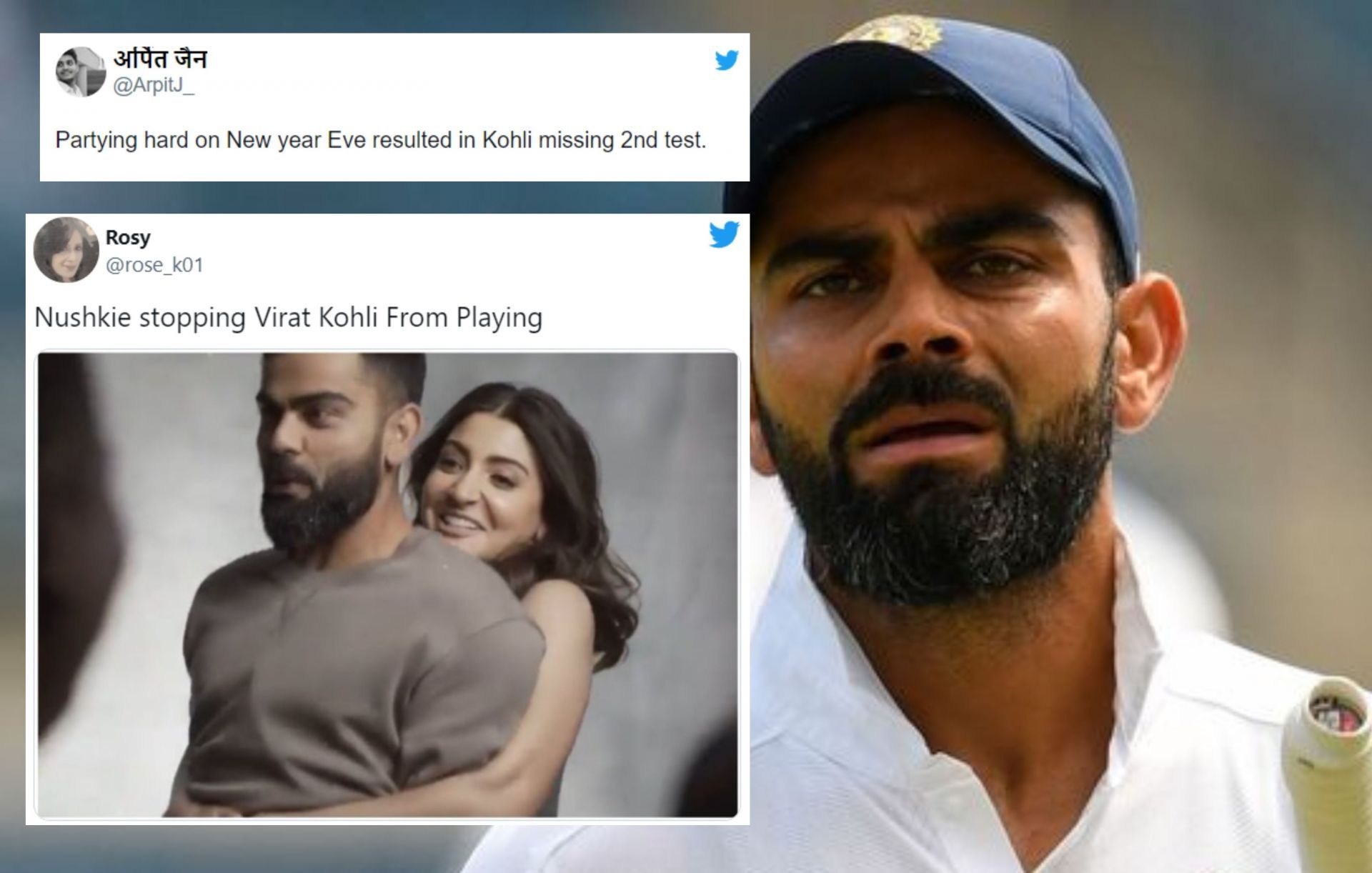 Fans react after Virat Kohli misses second Test versus South Africa