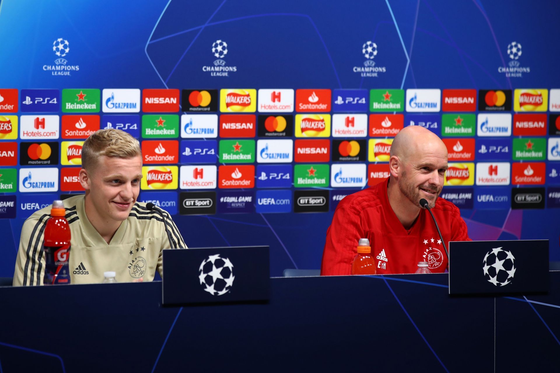 Ajax Training Session and Press Conference