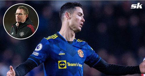 Ralf Rangnick subbed Cristiano Ronaldo off during Manchester United's win over Brentford.