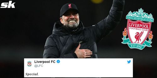 Liverpool and the club's fans showered their star player with praise on social media