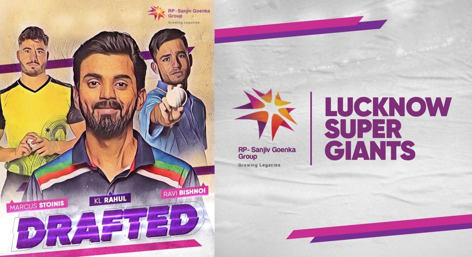 Lucknow franchise has a name - Lucknow Super Giants. Pic: @TeamLucknowIPL