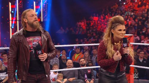 Edge and Beth Phoenix on tonight's WWE RAW