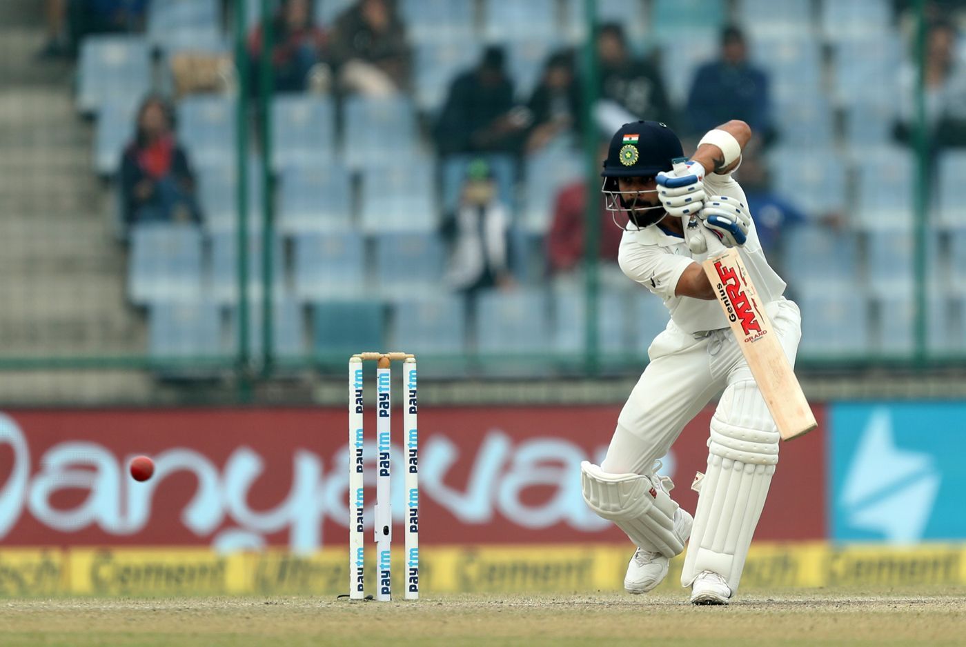Virat Kohli has a chance to breach the 8000-run mark in Test cricket