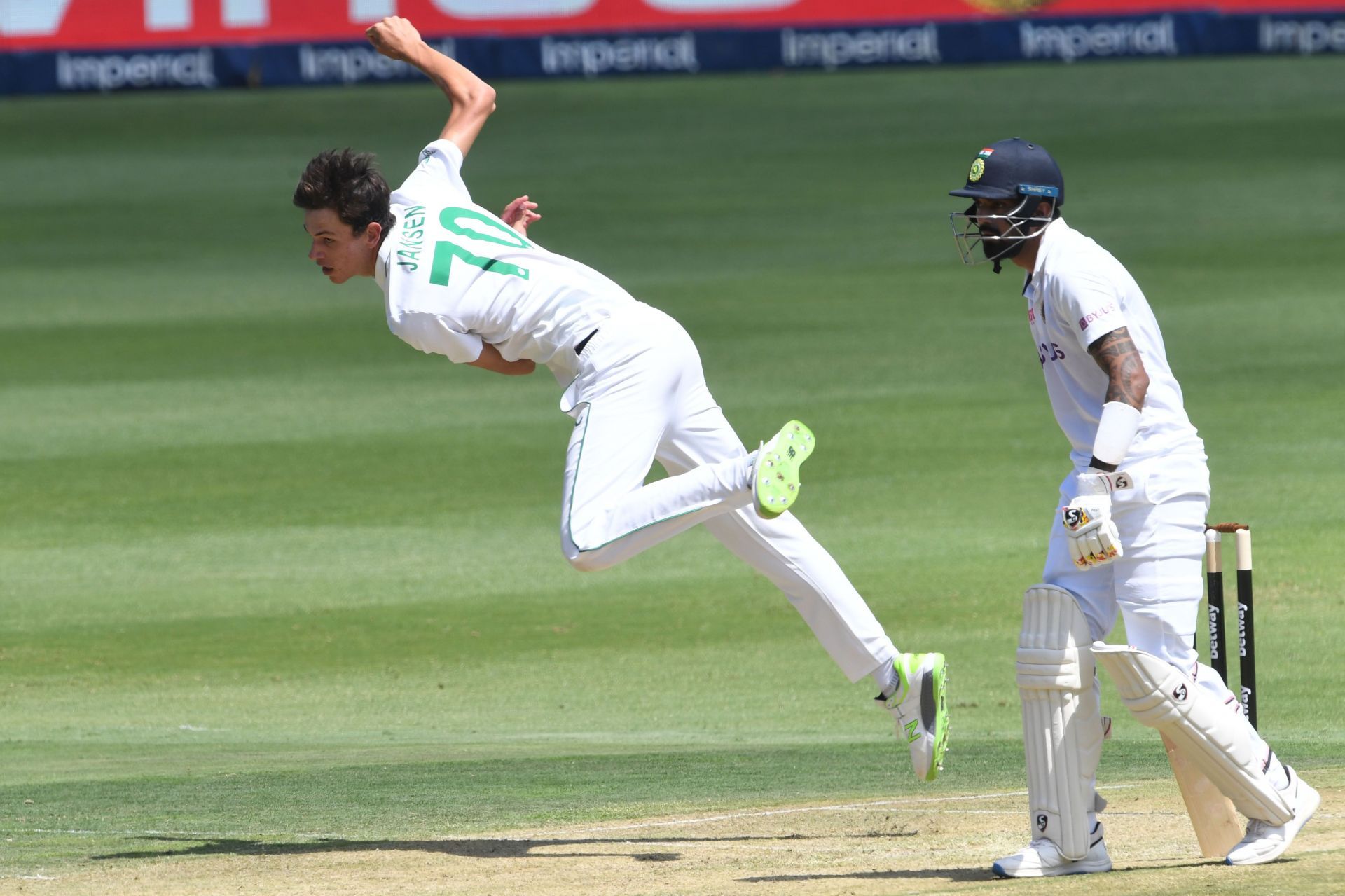 Left-armer Marco Jansen was the pick of the bowlers with figures of 4 for 31 from 17 overs