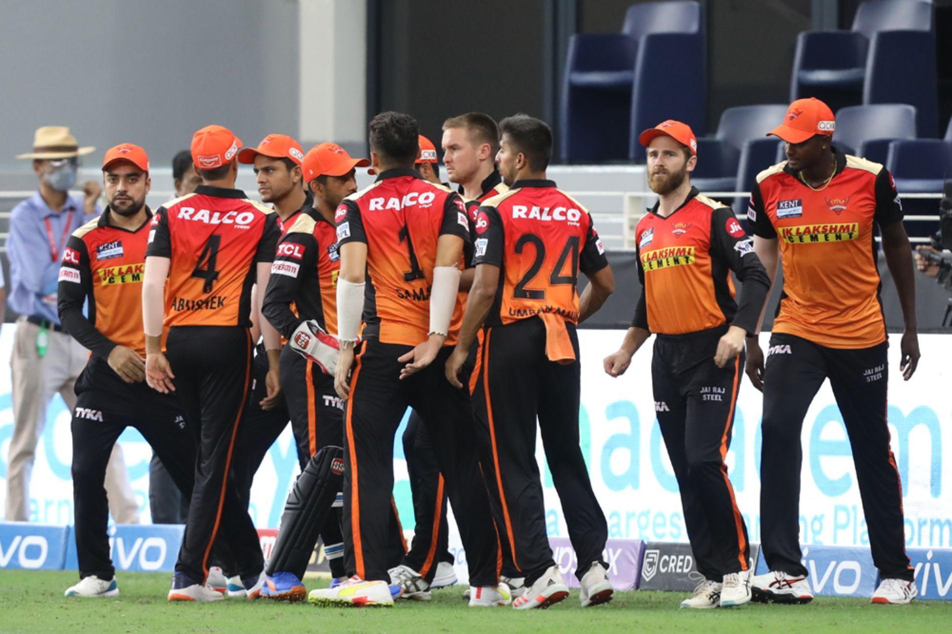 Sunrisers Hyderabad (SRH) during IPL 2021. Pic: IPLT20.COM