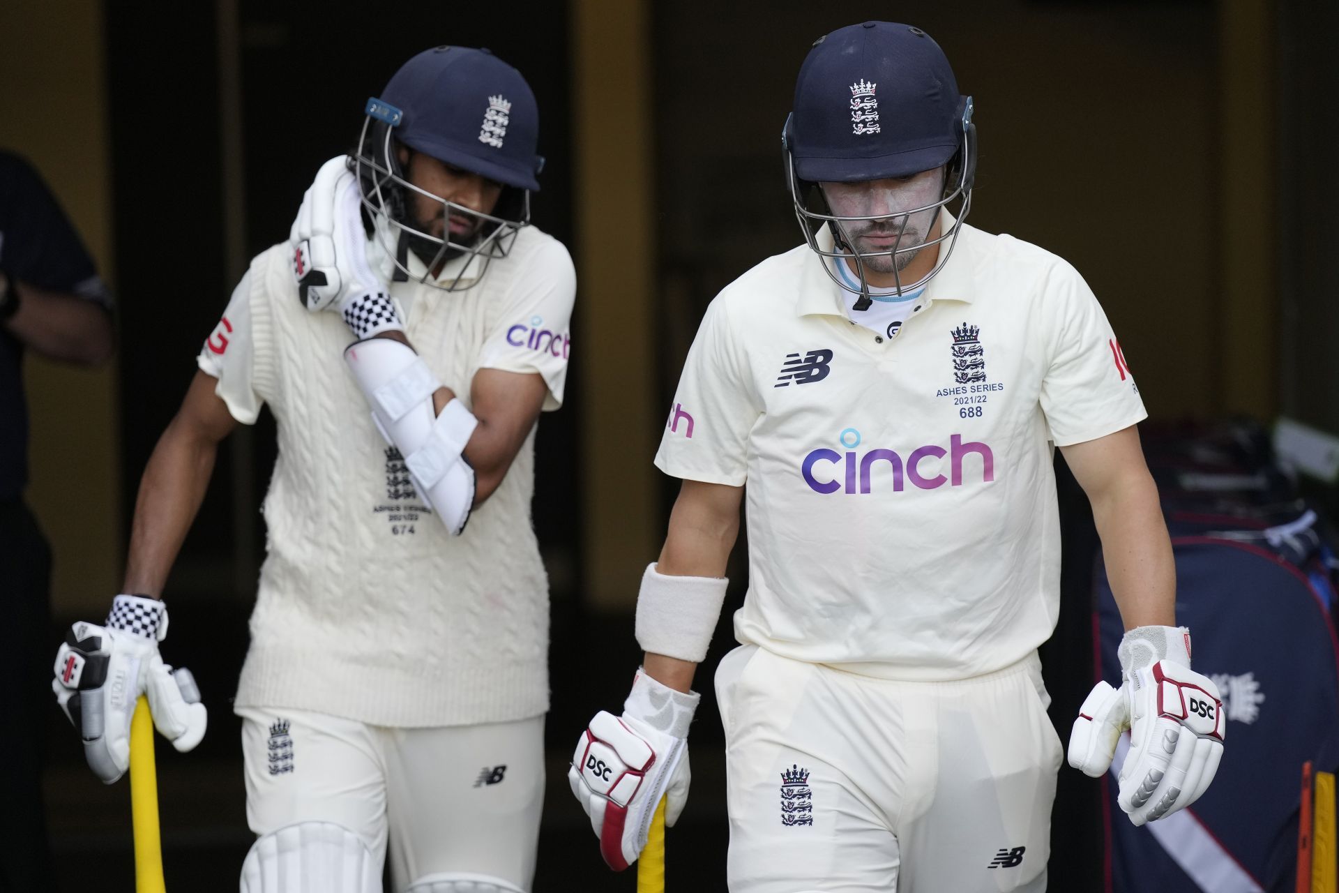Haseeb Hameed and Rory Burns. (Credits: Getty)