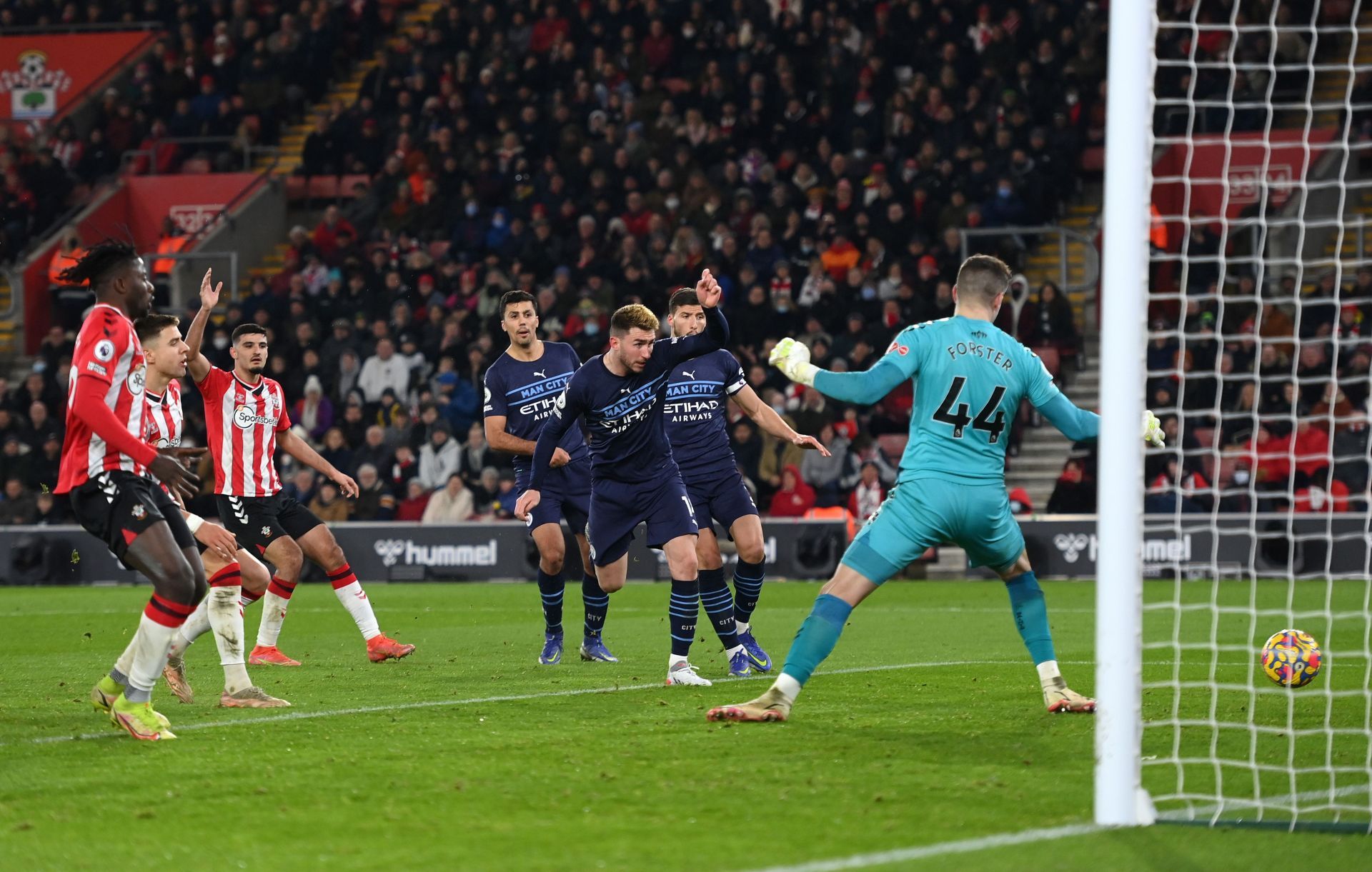 Aymeric Laporte&#039;s header saved the blushes for Manchester City away from home.