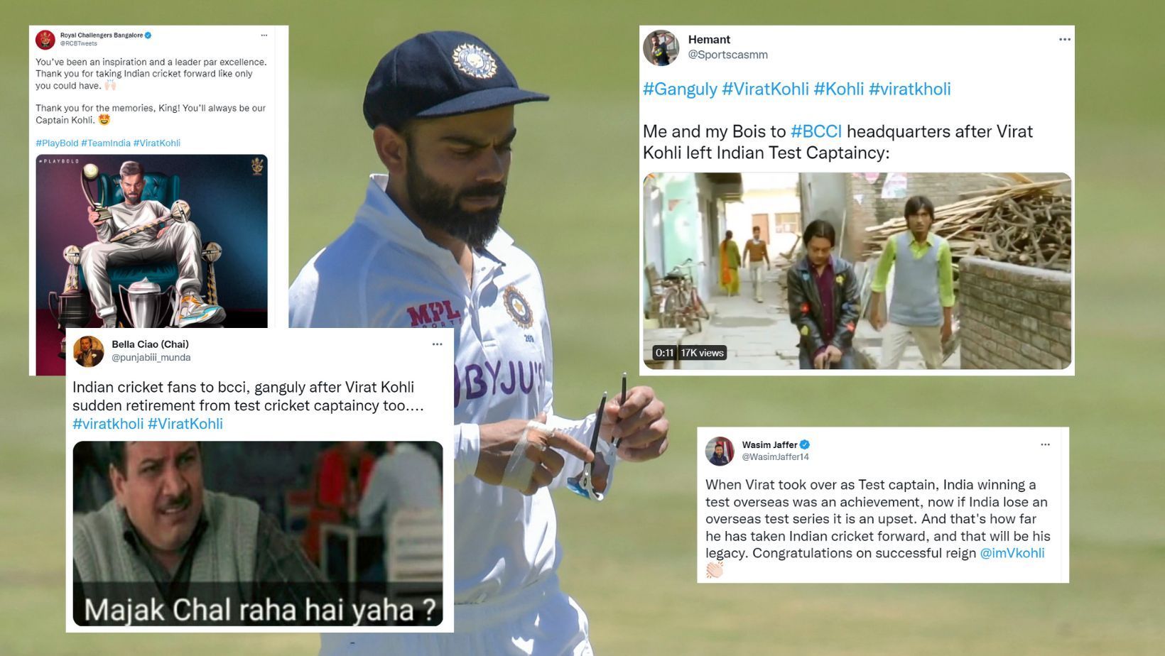 Virat Kohli&#039;s stepping-down leaves fans in shock.