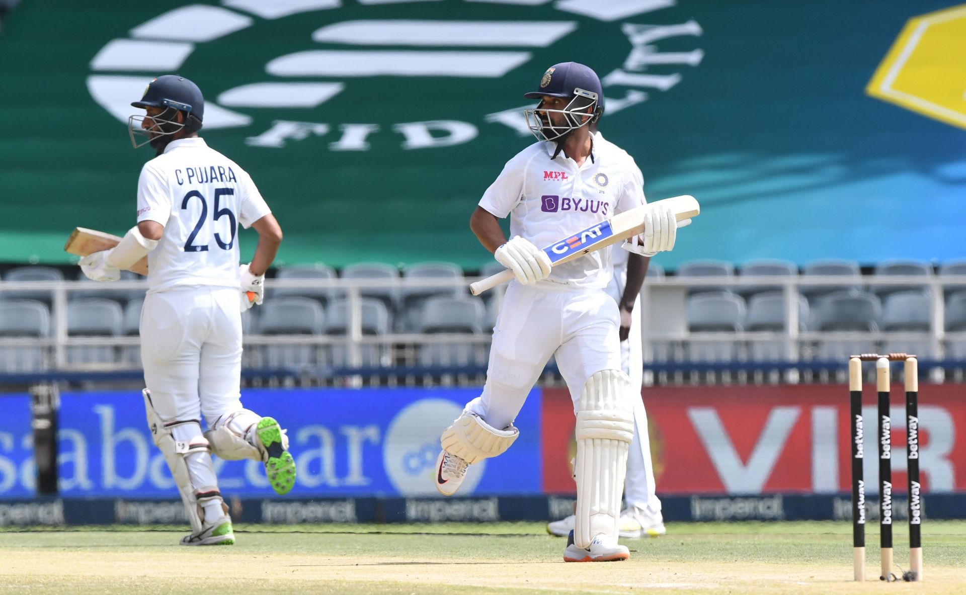 Rahane and Pujara played crucial knocks in India&#039;s second innings of the Johannesburg Test