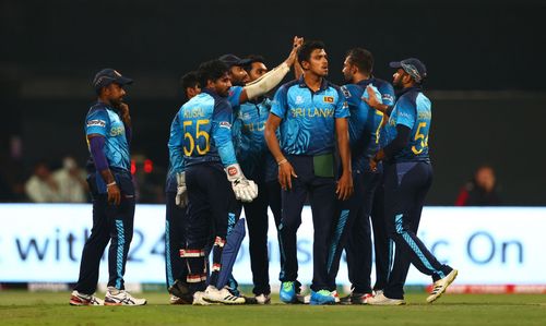 Sri Lanka won the third ODI by 184 runs.