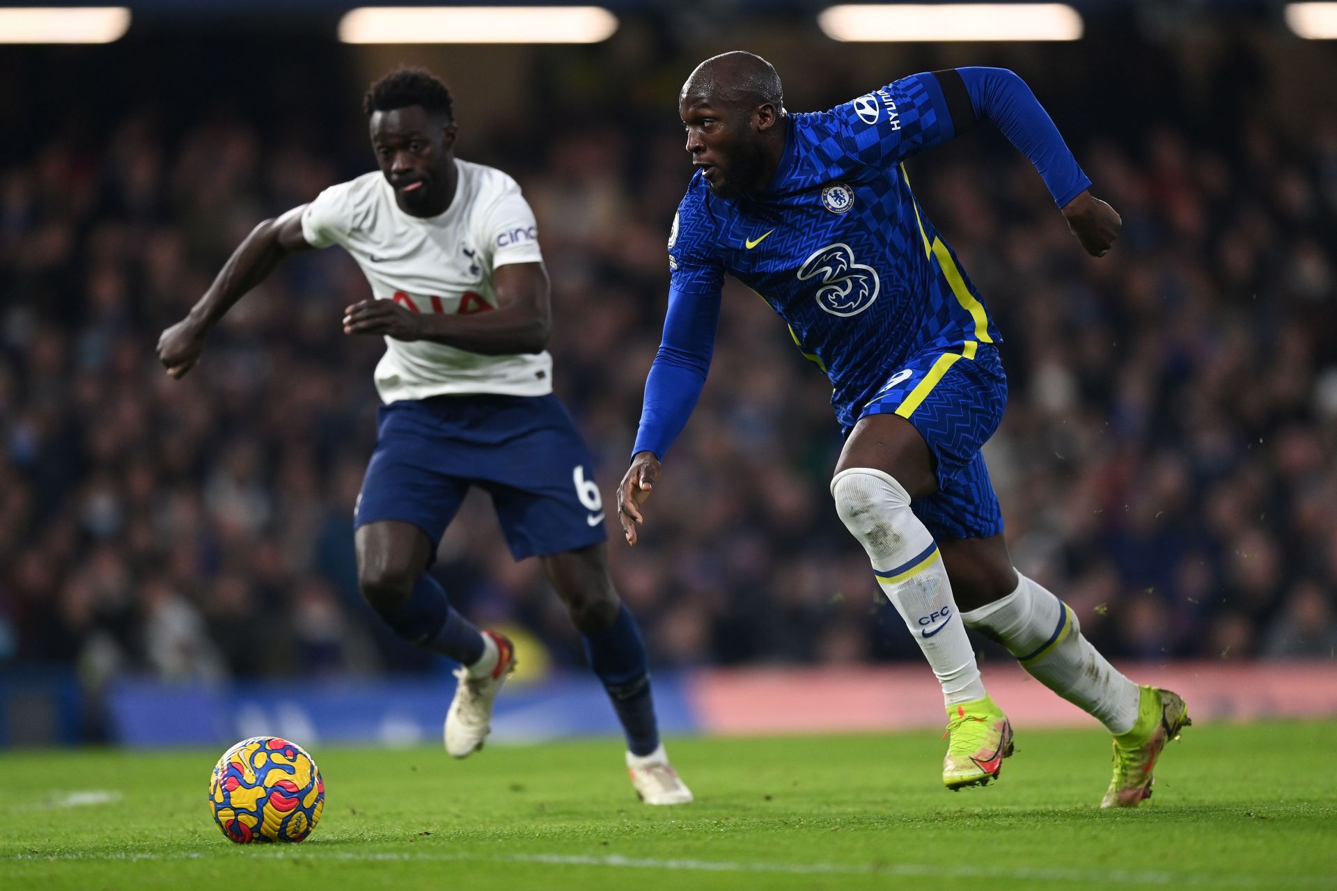 Lukaku in action for Chelsea