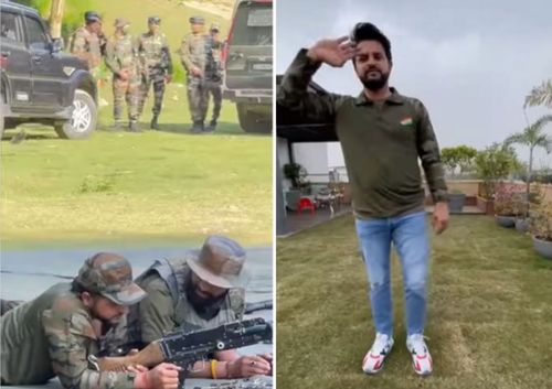 Suresh Raina paid a tribute to India's Armed Forces on the country's 73rd Republic Day (Screengrab via Instagram).