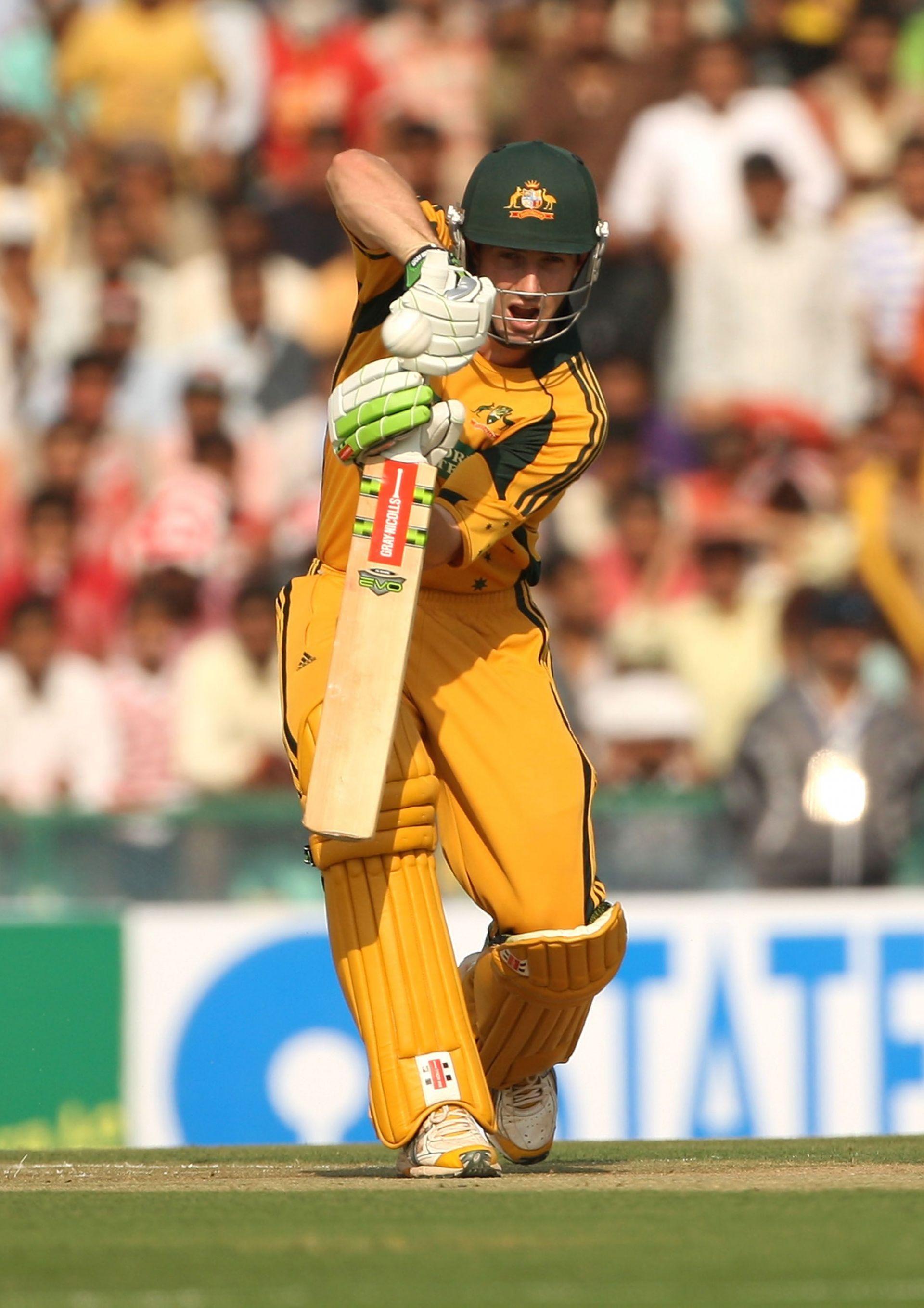 Shaun Marsh in action for Australia