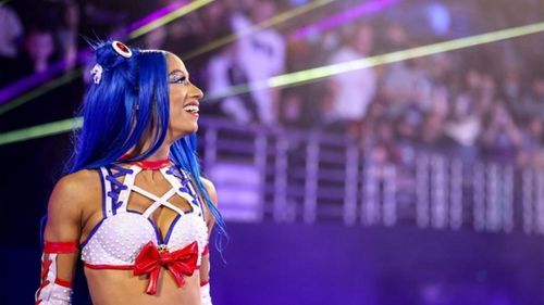 Sasha Banks entered the Women's Royal Rumble at number 1 this year