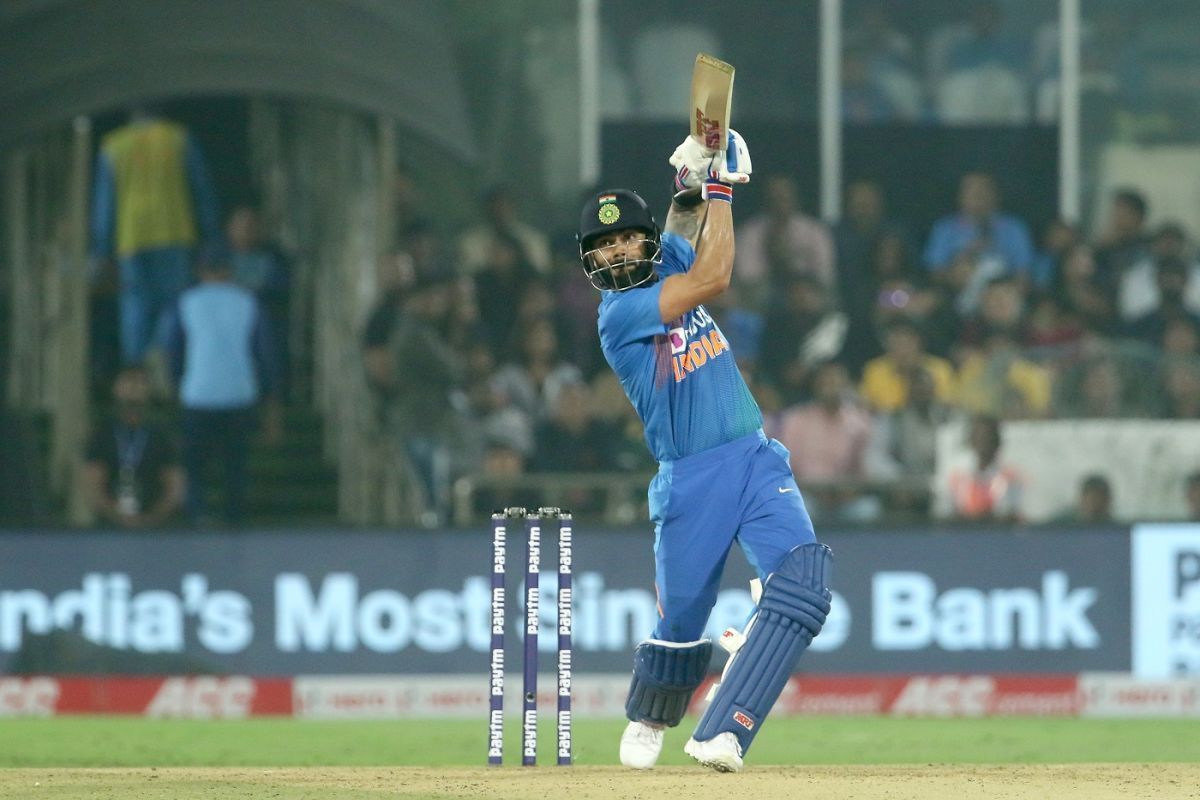 Virat Kohli goes bang through the covers [Image- Getty]