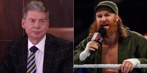 WWE Chairman Vince McMahon and Sami Zayn