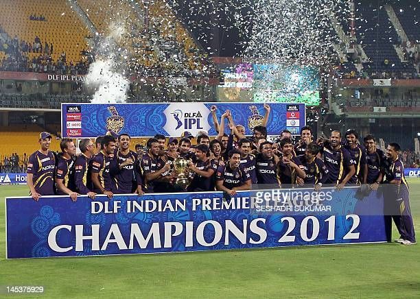 KKR chased down CSK's total of 190-3 in 19.4 overs to claim their maiden IPL crown. (Image Courtesy - Getty Images)