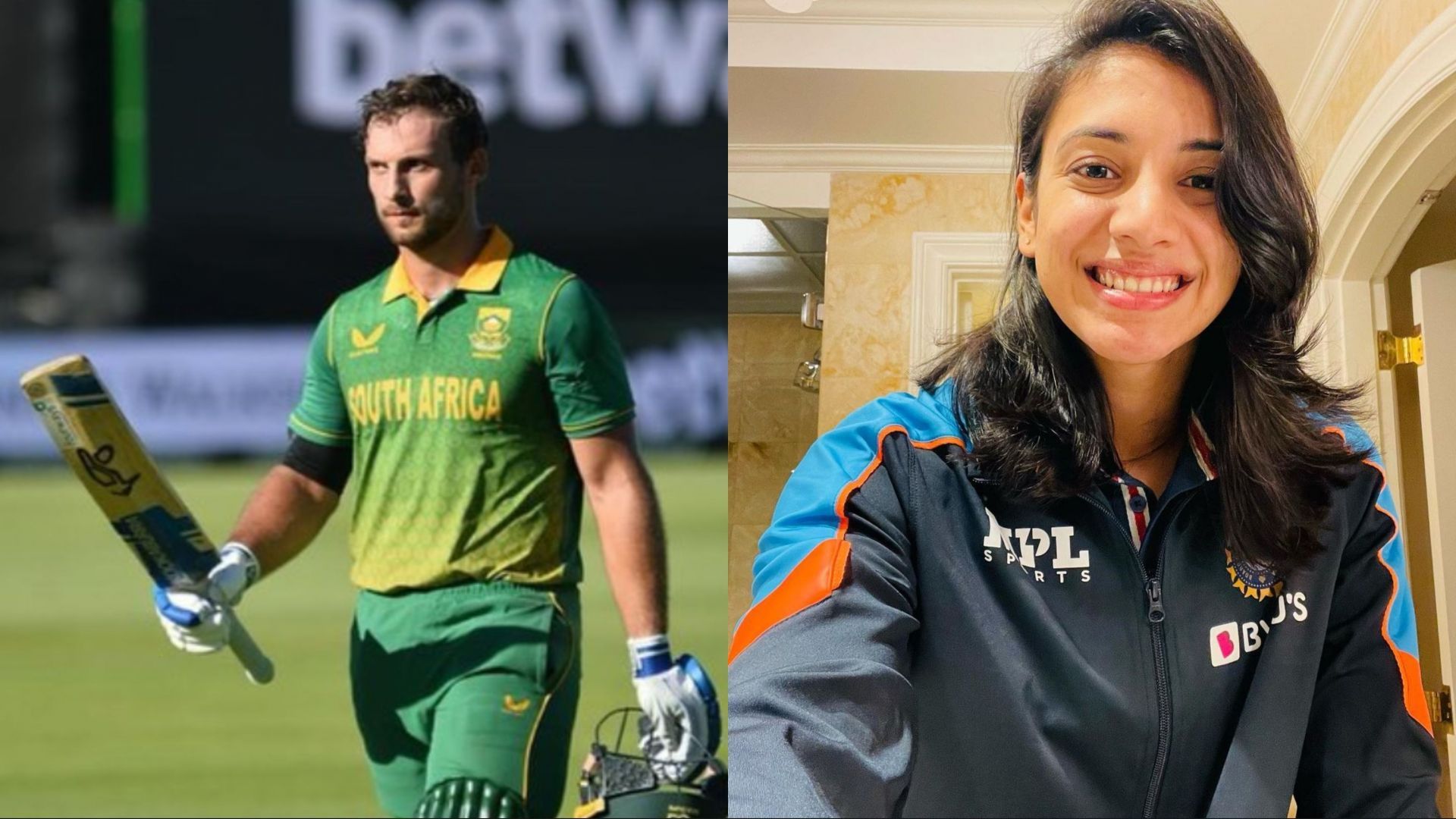 Janneman Malan and Smriti Mandhana won big at the ICC Awards 2021 (Image Source: Instagram)