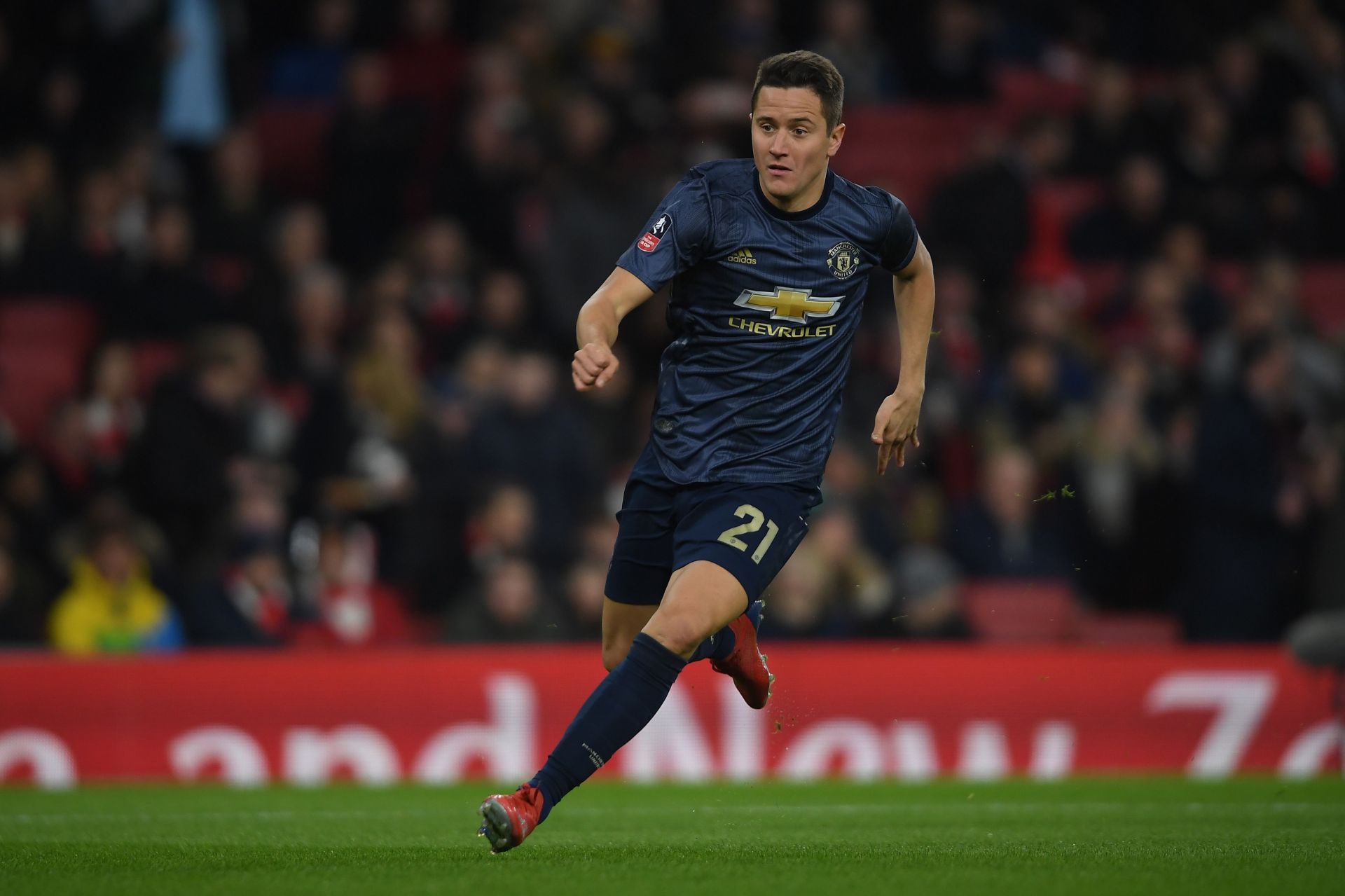 Ander Herrera was a leader in midfield for Manchester United.