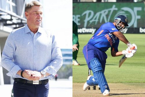 Shane Warne and Rishabh Pant. Pics: Getty Images