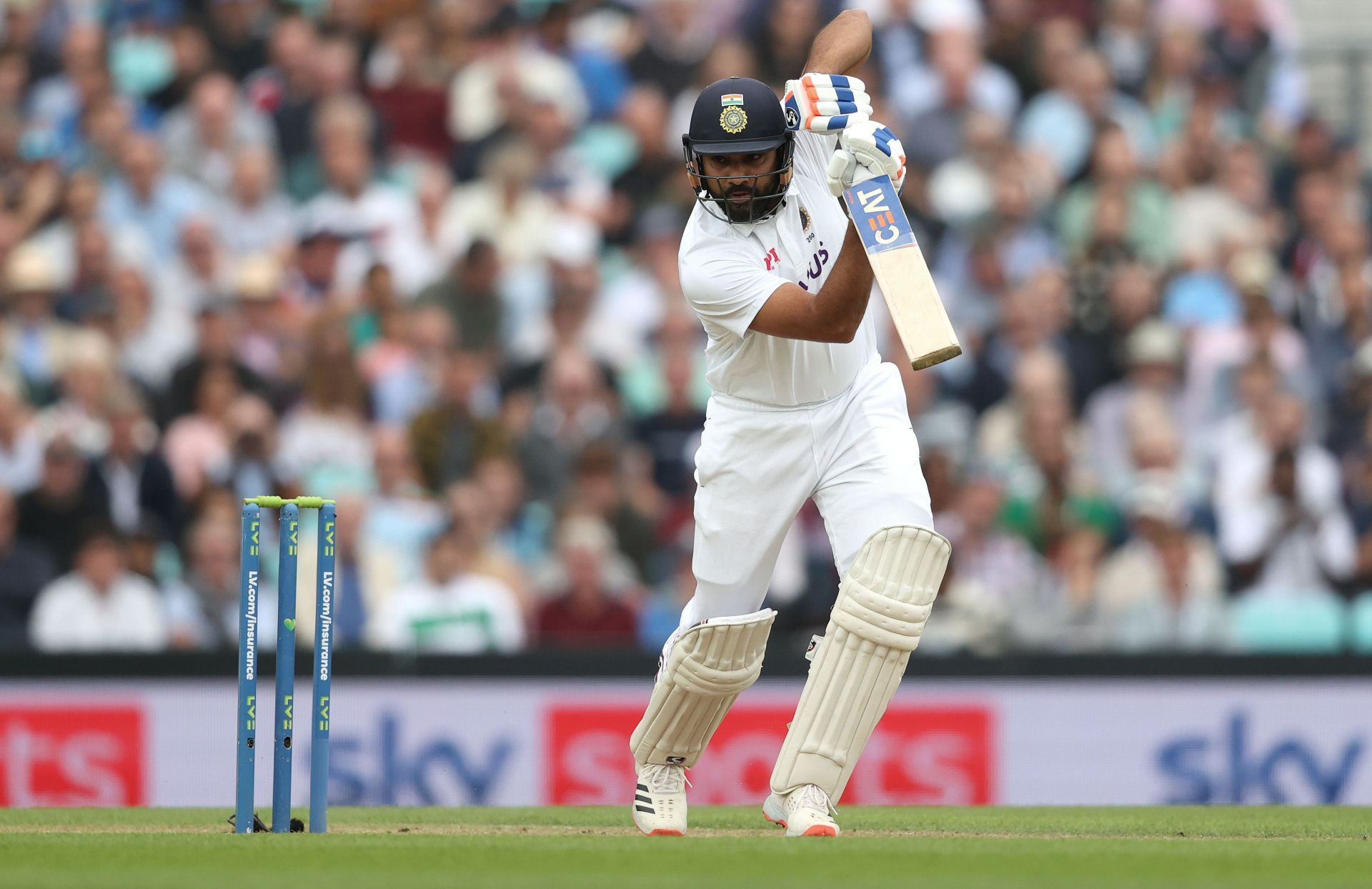 Rohit Sharma during the Test series in England last year. Pic: Getty Images