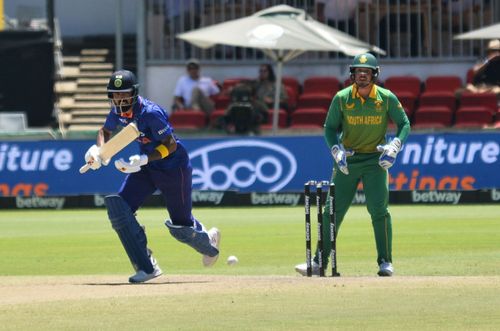 KL Rahul batting during the one-day series in South Africa. Pic: Getty Images