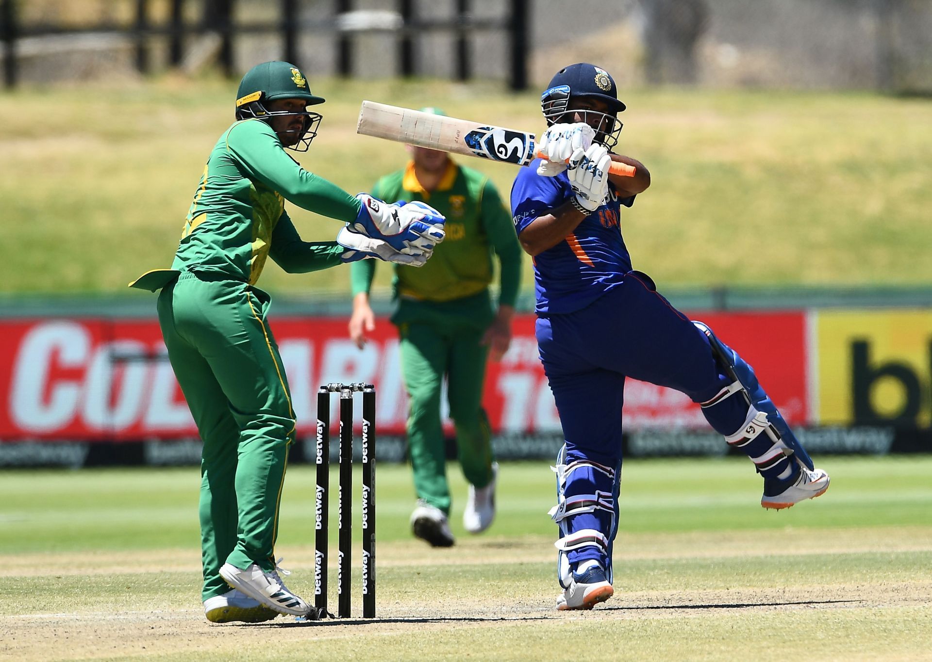 Rishabh Pant during the 2nd ODI. Pic: Getty Images