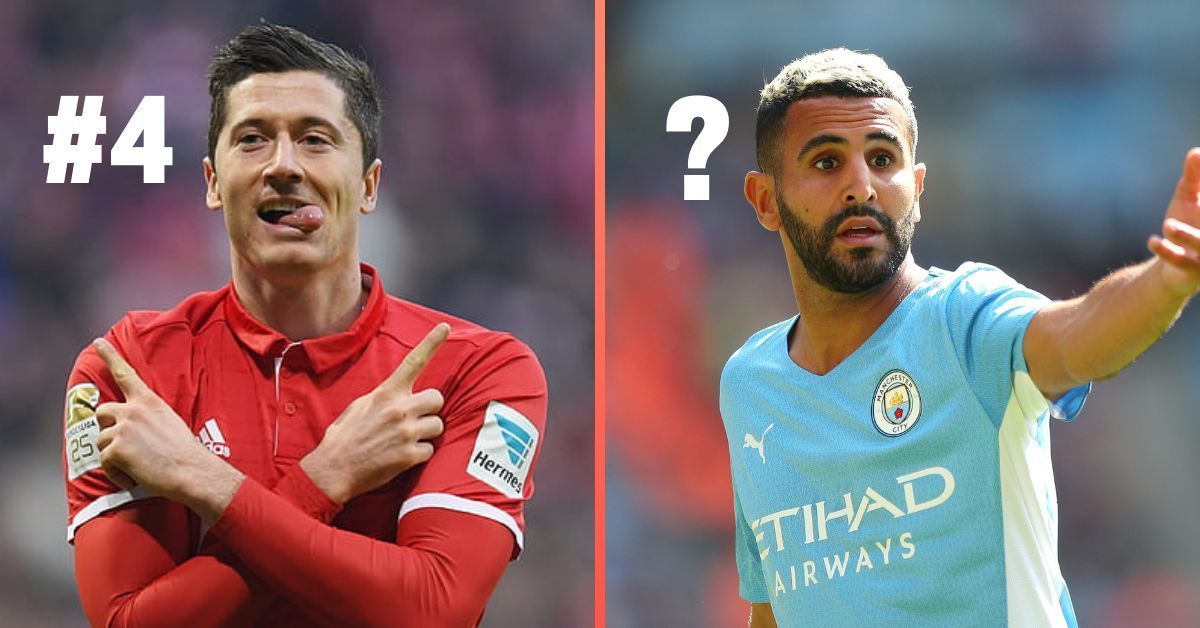 Robert Lewandowski and Riyad Mahrez