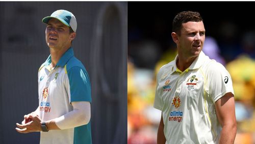 Mitchell Swepson and Josh Hazlewood are part of Australia's selection dilemma.