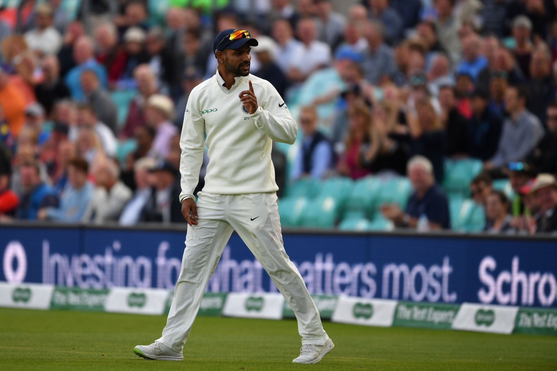 Shikhar Dhawan opened the innings for India in that Newlands Test