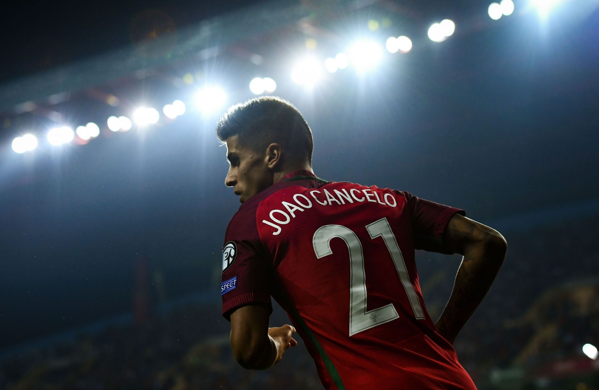 Joao Cancelo in action for Portugal