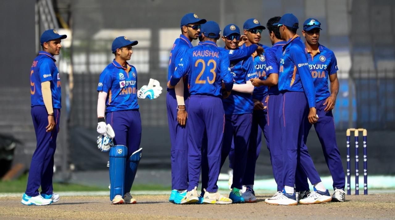 The India U19 cricket team in action (Image courtesy: ACC)
