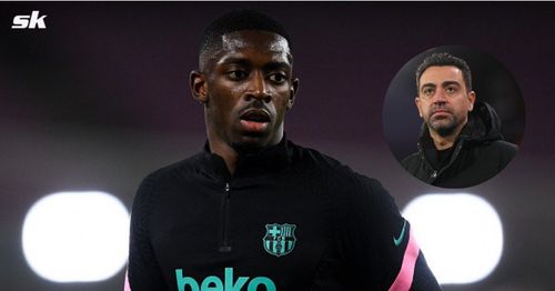 Xavi meets with Dembele's agent to resolve situation