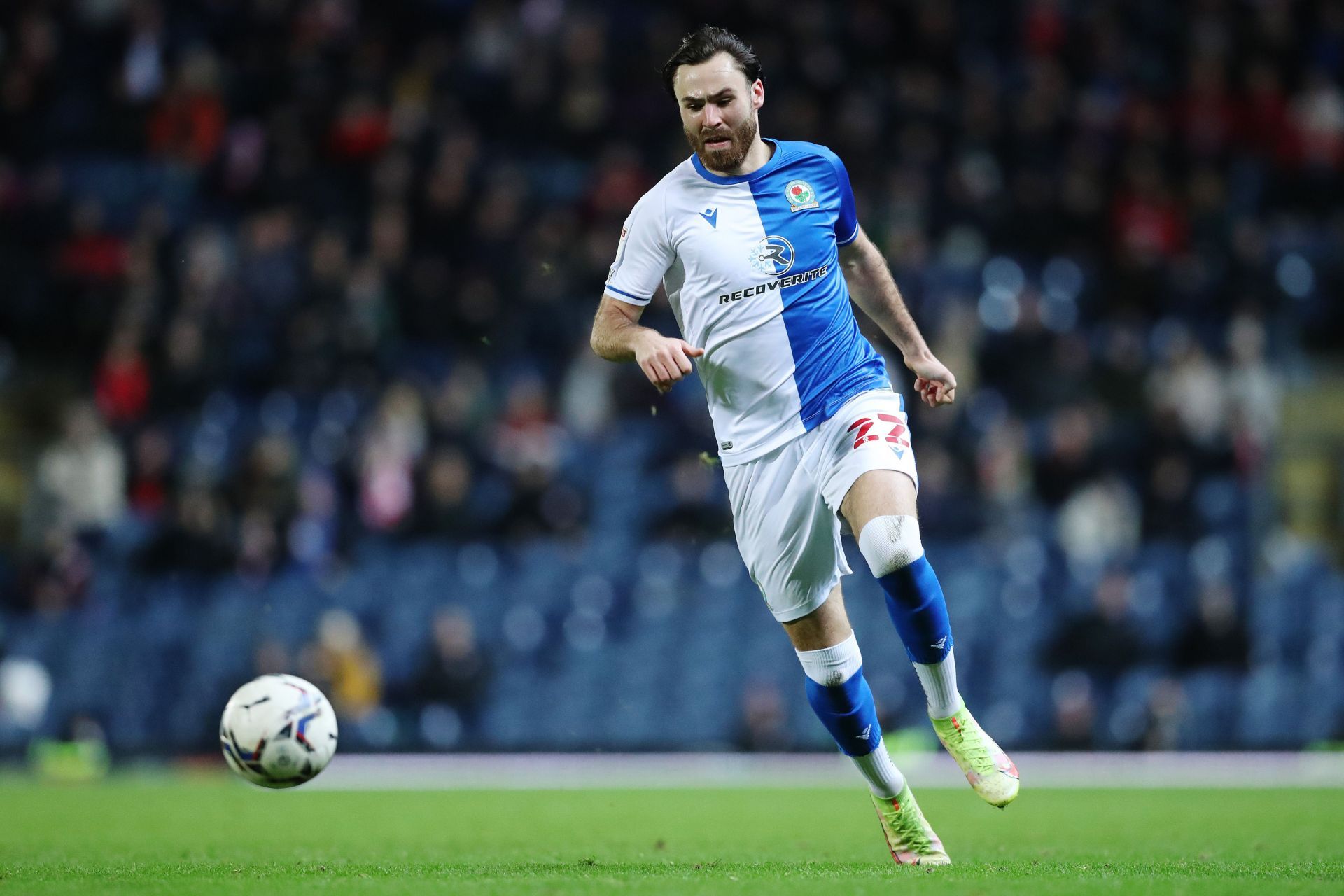 Brereton Diaz in action for Blackburn