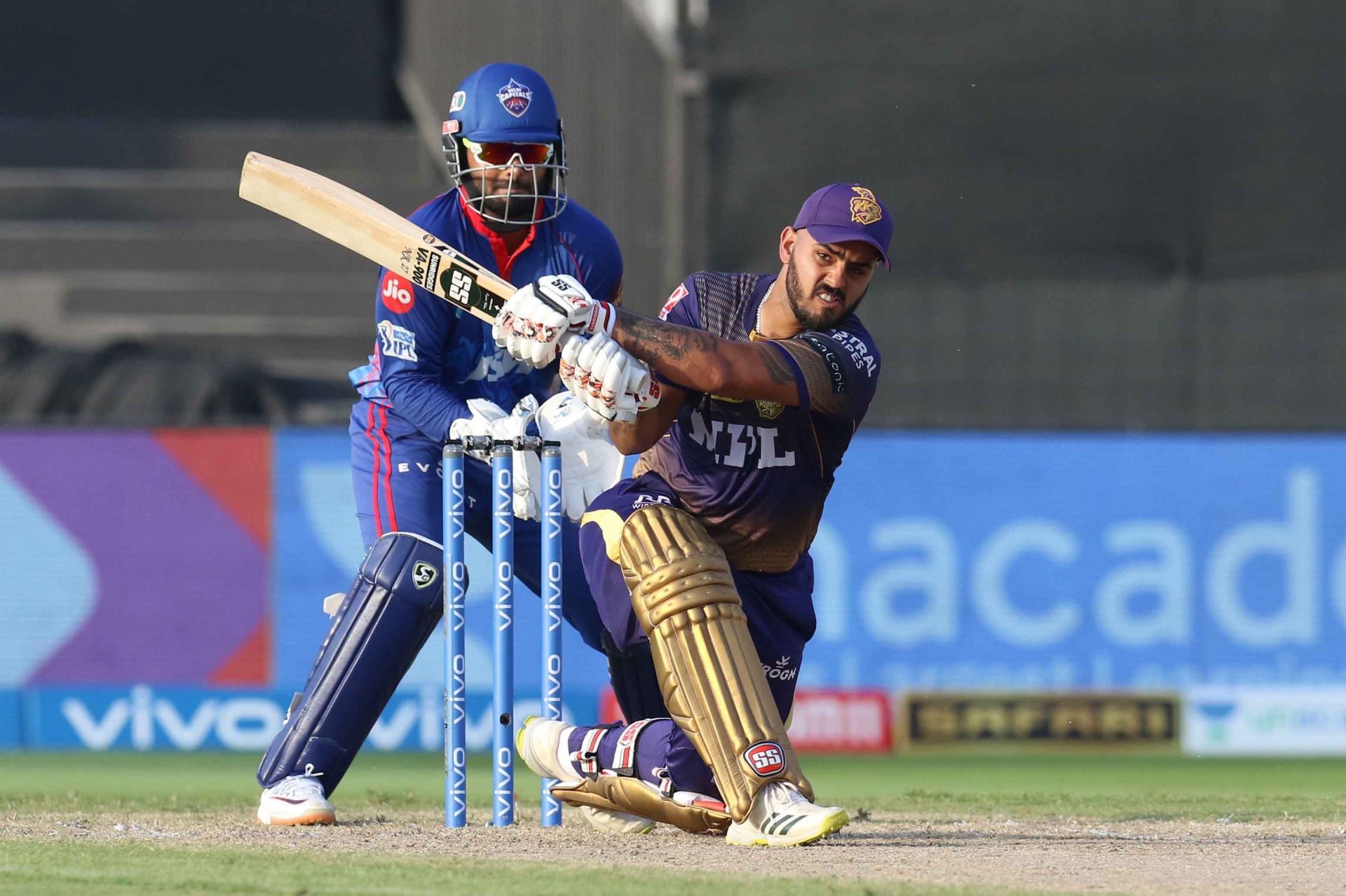 There&#039;s every chance that Nitish Rana could don the blue of DC and team up with Rishabh Pant for the new season (Picture Credits: Deepak Malik/Sportzpics for IPL).
