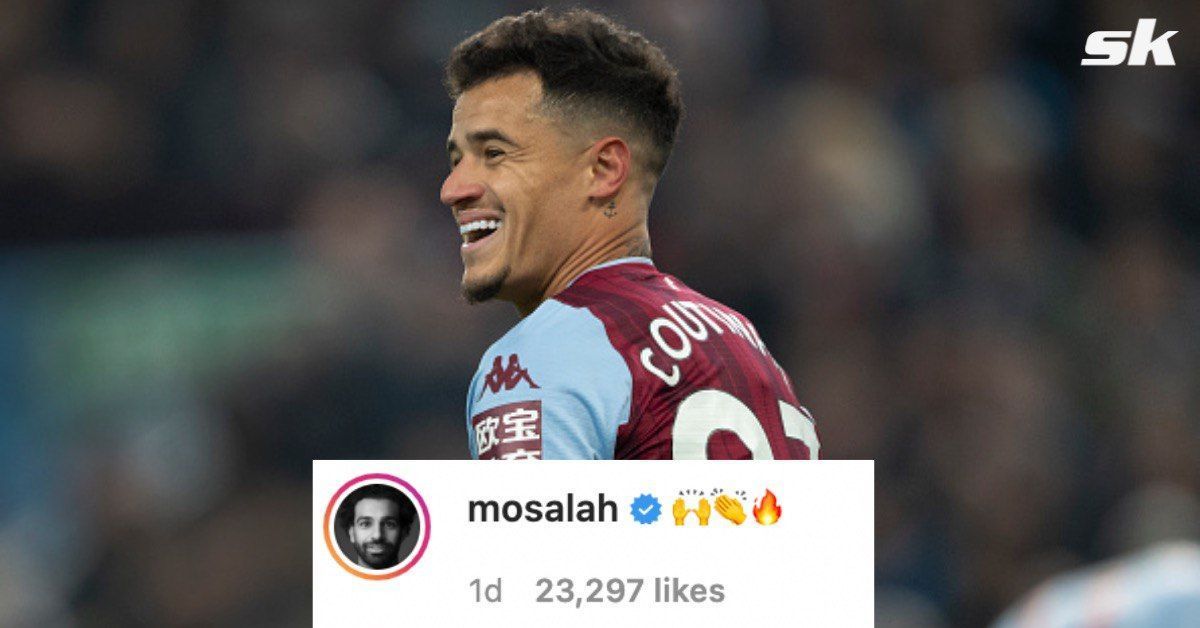 Salah hails Coutinho after his impressive Aston Villa debut