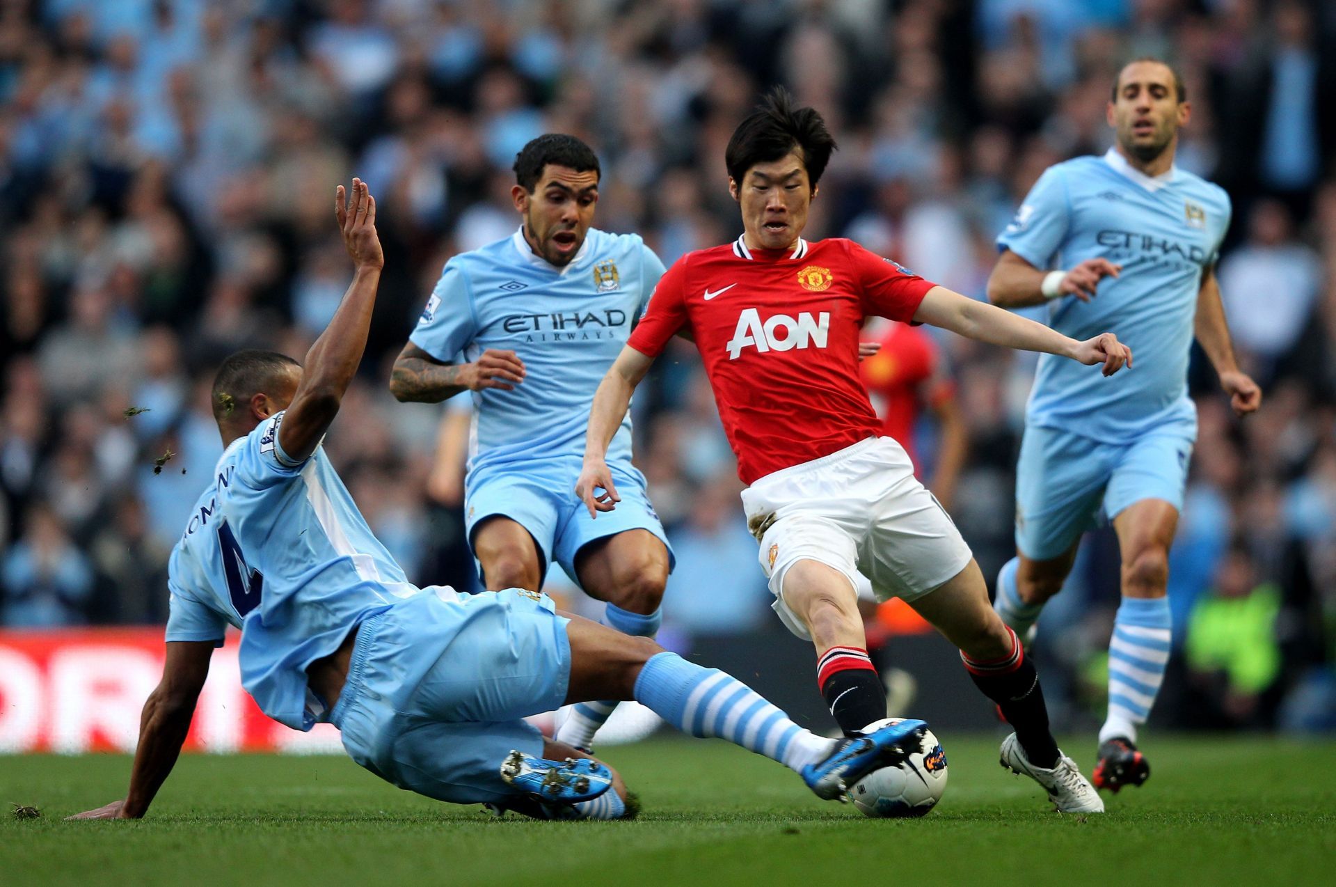 Park became Manchester United&#039;s first-ever Asian captain in 2005